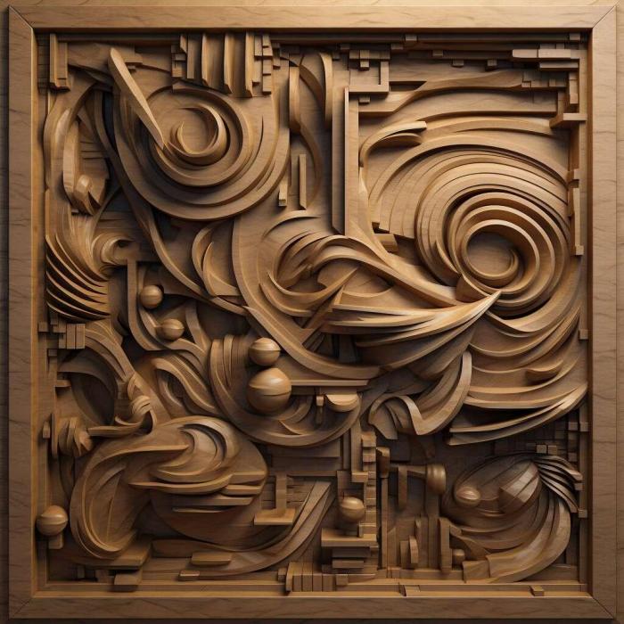 نموذج ثلاثي الأبعاد لآلة CNC 3D Art 